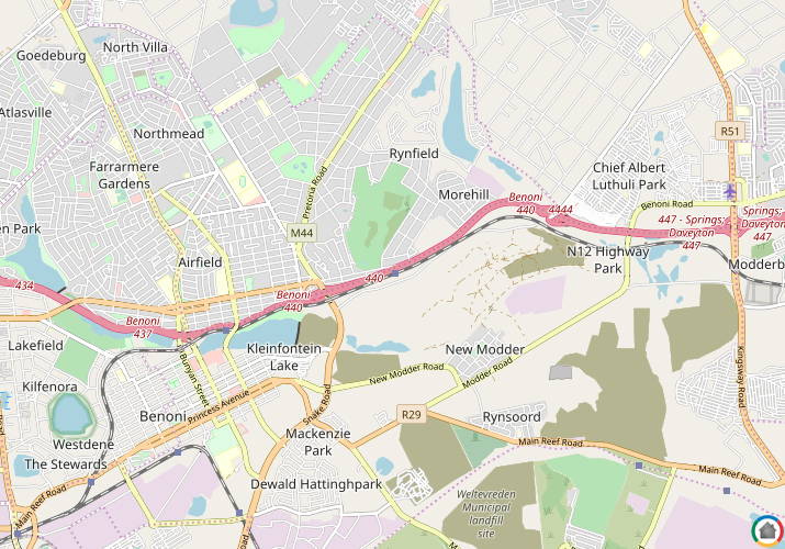 Map location of Van Ryn S/H